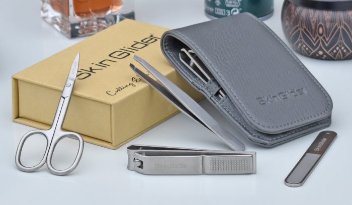 Men Grooming Kit Nail Hygiene Kit, Gift Set Nail Clipper, Pair of Scissors